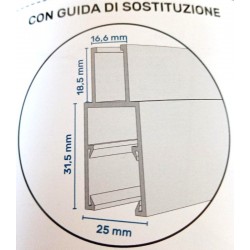 Avvolgibile in alluminio estruso di sicurezza zanzartappvitullo