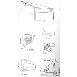 Tenda a giardino in alluminio zanzartappvitullo